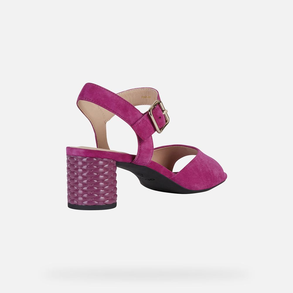 Geox Bayan Sandalet Pembe - Ortensia - ALE-673124